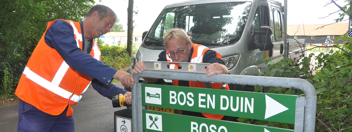 500 groene bordjes wijzen de weg