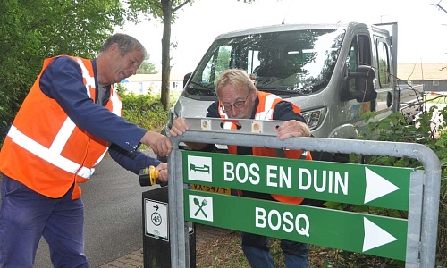 500 groene bordjes wijzen de weg